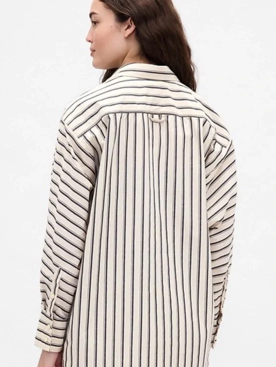 Gap × BÉIS Poplin Dolman Big Shirt - Picture 7 of 8